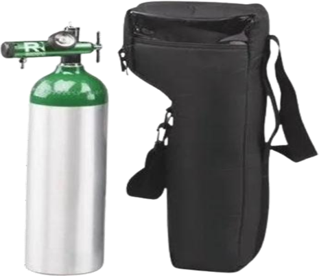 Portable Aluminium Light Weight Oxygen Cylinder Full Set